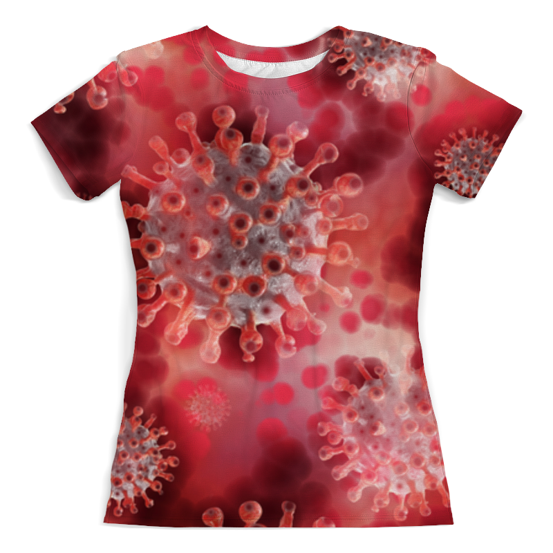 Printio Футболка с полной запечаткой (женская) Коронавирус printio футболка с полной запечаткой женская коронавирус