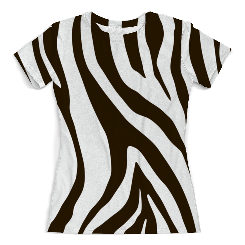 Printio Футболка с полной запечаткой (женская) Зебра printio футболка с полной запечаткой женская любопытная зебра