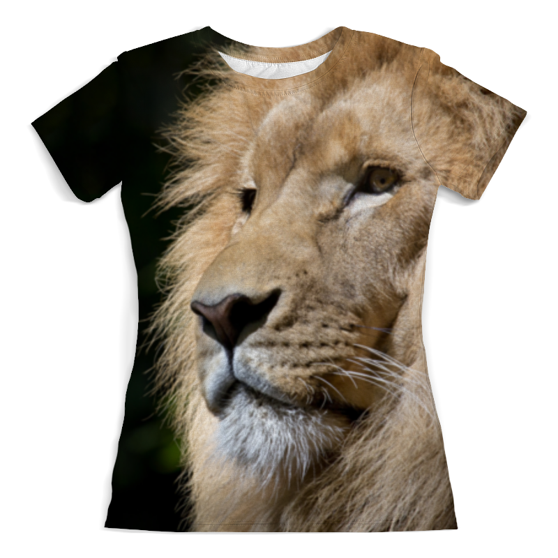 Printio Футболка с полной запечаткой (женская) Хищник лев printio футболка с полной запечаткой женская хищник лев
