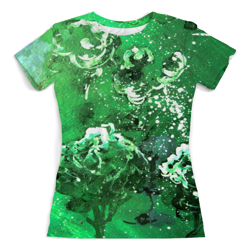 Printio Футболка с полной запечаткой (женская) Зеленый лес printio футболка с полной запечаткой женская зеленый песок