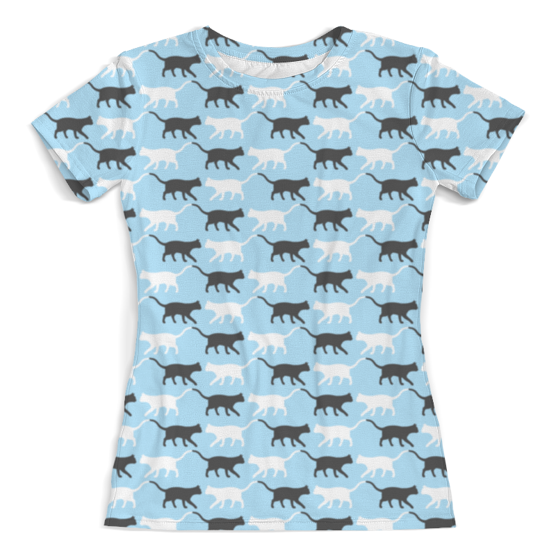 Printio Футболка с полной запечаткой (женская) Котики