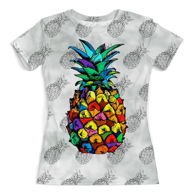 Printio Футболка с полной запечаткой (женская) Ananas color printio футболка с полной запечаткой женская geometry color