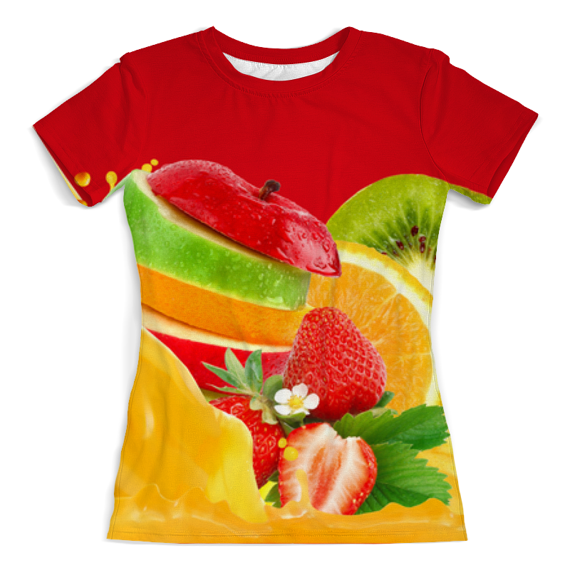 Printio Футболка с полной запечаткой (женская) Летний фреш printio футболка с полной запечаткой для мальчиков морковный фреш