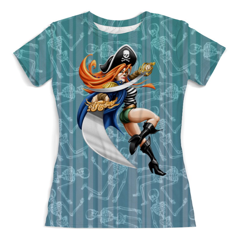 Printio Футболка с полной запечаткой (женская) Пиратка printio футболка с полной запечаткой женская пиратка 1