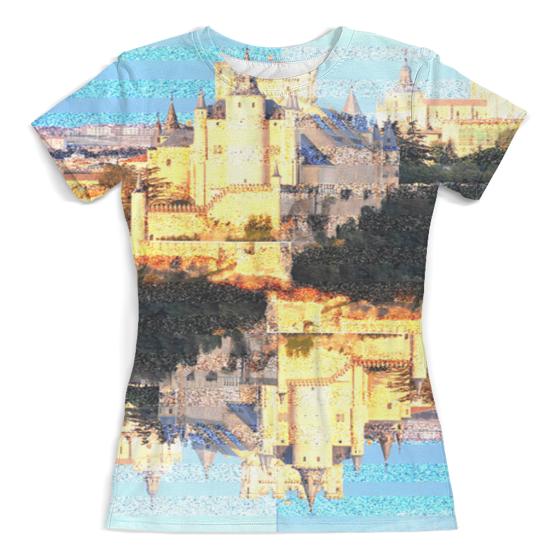 Printio Футболка с полной запечаткой (женская) Испанские замки.замок сеговия. printio футболка с полной запечаткой женская испанский замок сеговия