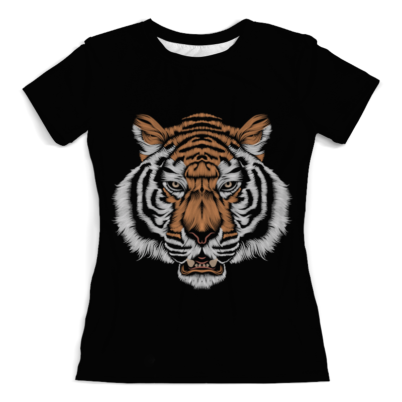 Printio Футболка с полной запечаткой (женская) Взгляд тигра printio футболка с полной запечаткой женская год тигра