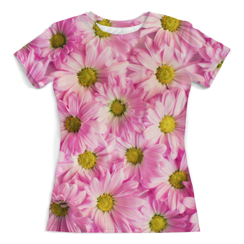 Printio Футболка с полной запечаткой (женская) Цветы printio футболка с полной запечаткой женская футболка флора