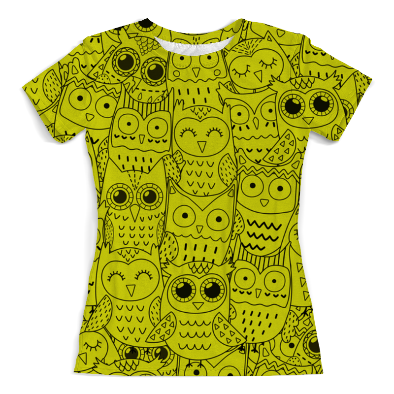 Printio Футболка с полной запечаткой (женская) Птички