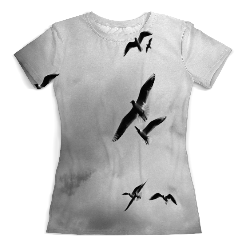 Printio Футболка с полной запечаткой (женская) Птицы printio футболка с полной запечаткой женская птицы