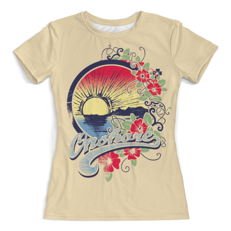 Printio Футболка с полной запечаткой (женская) Летний пейзаж printio футболка с полной запечаткой мужская летний пейзаж