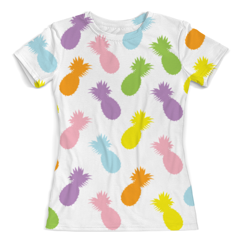Printio Футболка с полной запечаткой (женская) Ананасы! printio футболка с полной запечаткой женская арбузы и ананасы