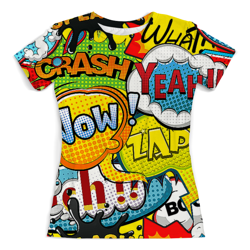 Printio Футболка с полной запечаткой (женская) Веселая абстракция