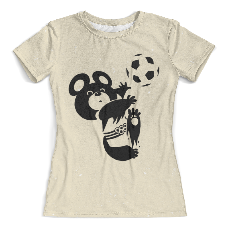 Printio Футболка с полной запечаткой (женская) Олимпийский мишка printio футболка с полной запечаткой женская олимпийский мишка