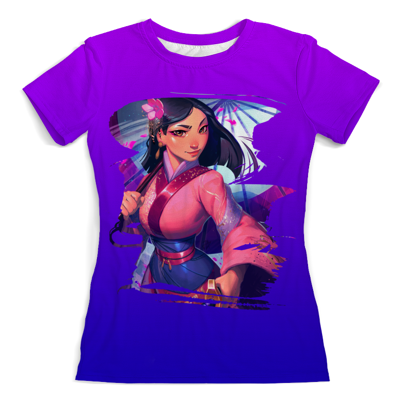 Printio Футболка с полной запечаткой (женская) Мулан