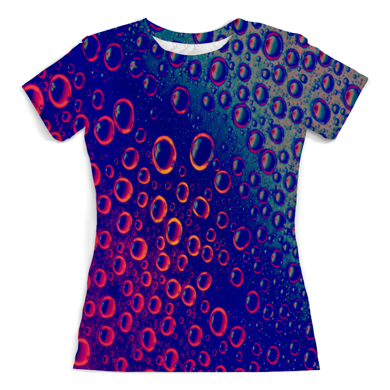 Printio Футболка с полной запечаткой (женская) Пузырьки