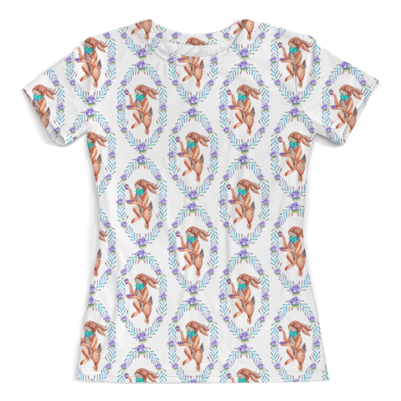 Printio Футболка с полной запечаткой (женская) Кролик printio футболка с полной запечаткой женская кролик питер