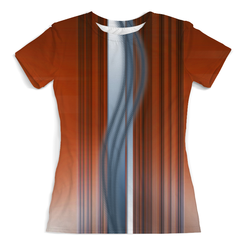 Printio Футболка с полной запечаткой (женская) Абстрактные линии printio футболка с полной запечаткой женская синие линии
