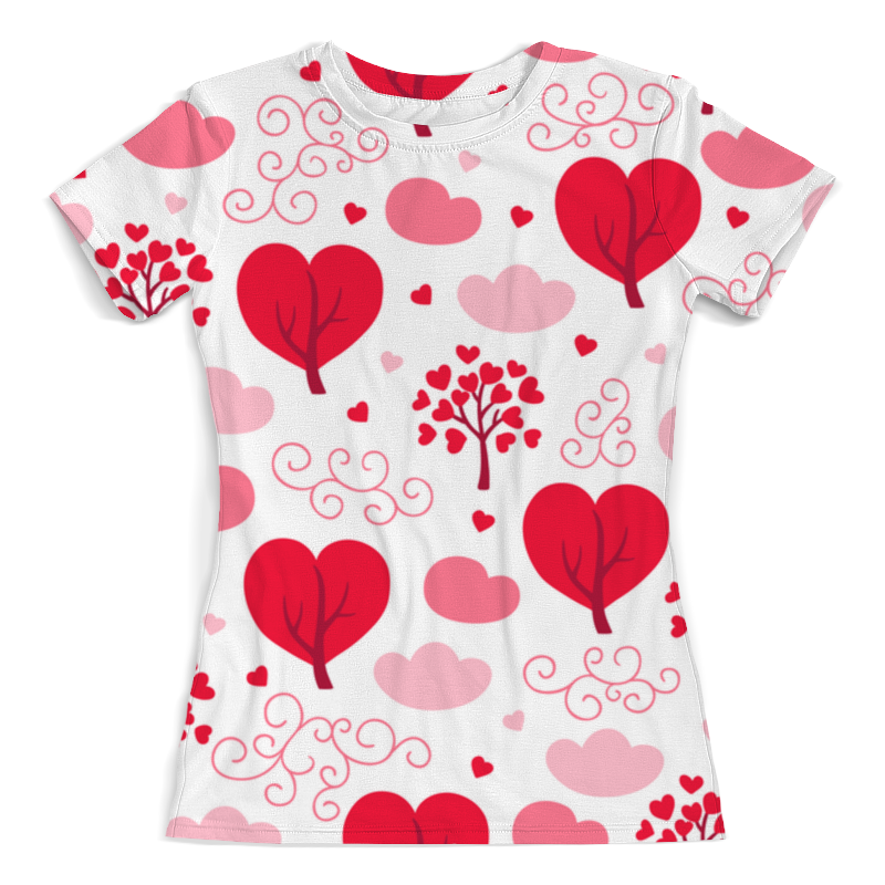 Printio Футболка с полной запечаткой (женская) Valentine day printio футболка с полной запечаткой для девочек i hate valentine s day