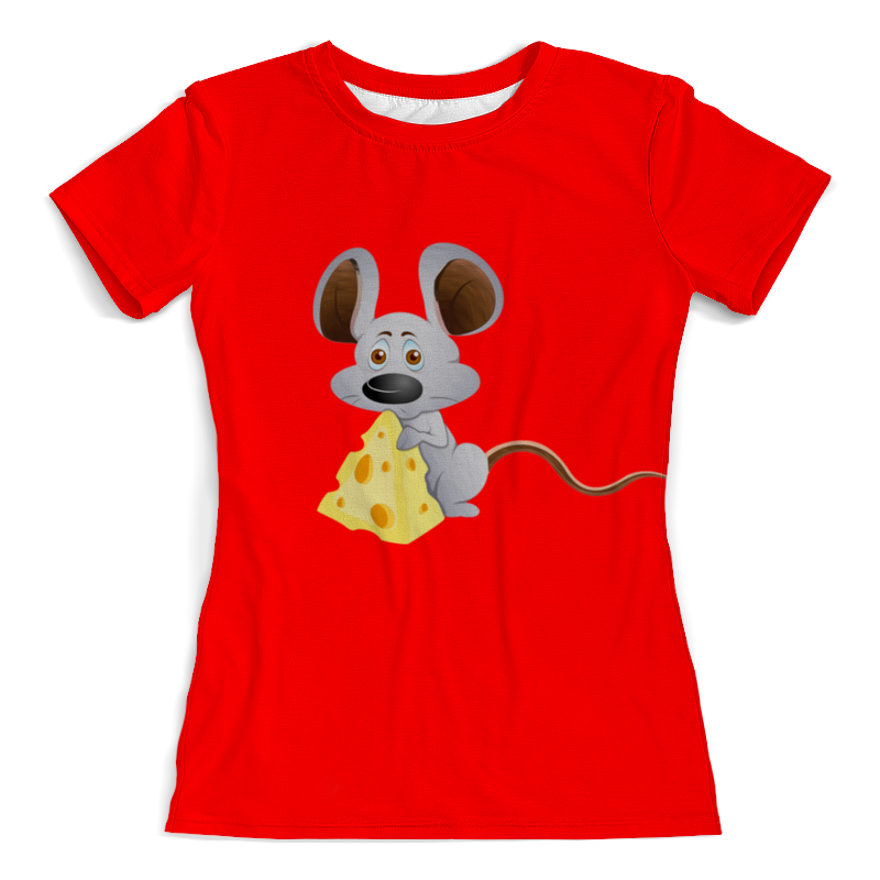 Printio Футболка с полной запечаткой (женская) Мышонок printio футболка с полной запечаткой женская смешной мышонок