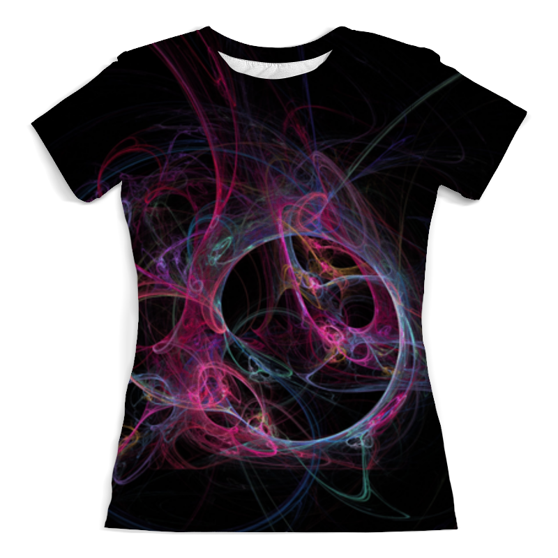 printio футболка с полной запечаткой женская абстрактный градиентный дизайн дигитал акварель Printio Футболка с полной запечаткой (женская) Абстрактный дизайн