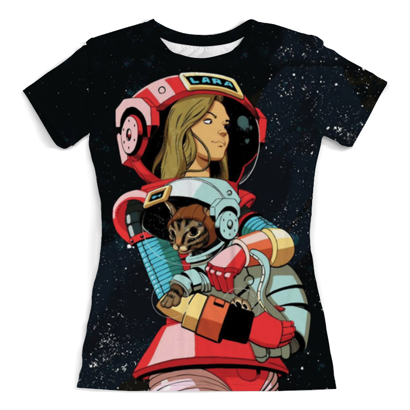 Printio Футболка с полной запечаткой (женская) В космосе printio футболка с полной запечаткой женская котенок в космосе