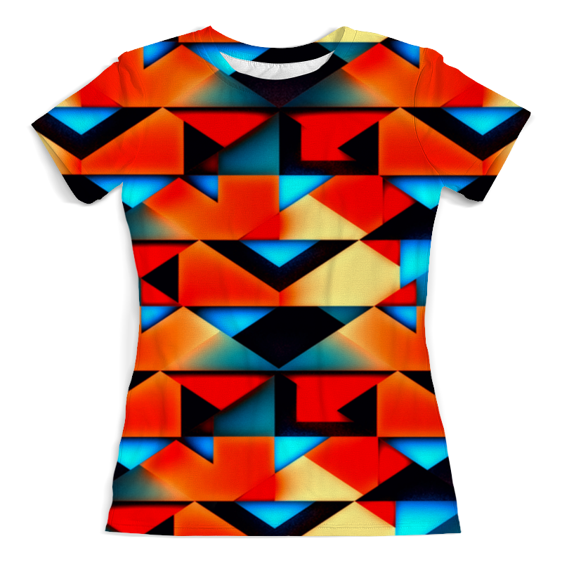 Printio Футболка с полной запечаткой (женская) Геометрические фигуры printio футболка с полной запечаткой женская геометрические фигуры