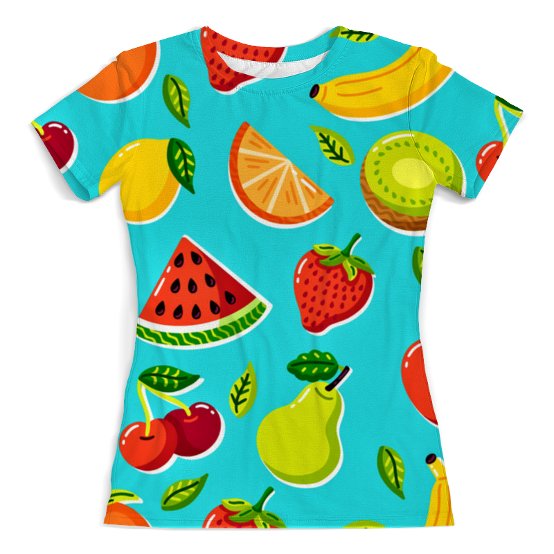 Printio Футболка с полной запечаткой (женская) Сочные фрукты printio футболка с полной запечаткой мужская сочные фрукты