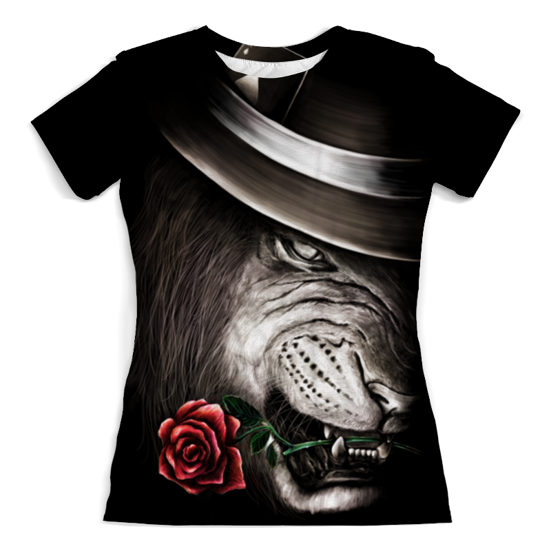 Printio Футболка с полной запечаткой (женская) Лев и роза printio футболка с полной запечаткой мужская лев и роза