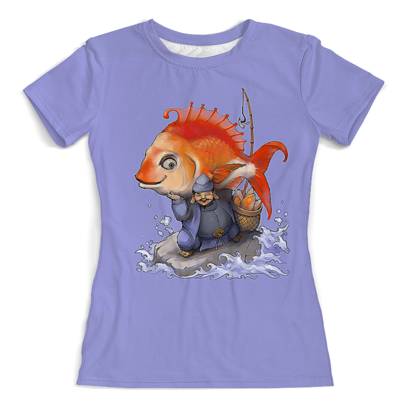 Printio Футболка с полной запечаткой (женская) Рыбалка printio футболка с полной запечаткой женская ночная рыбалка