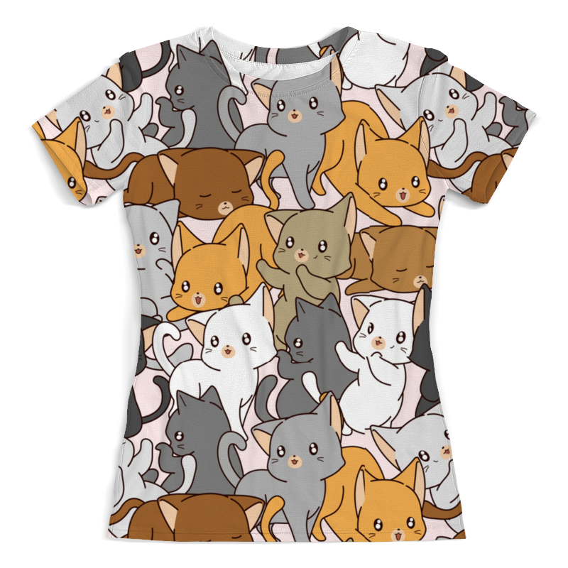 Printio Футболка с полной запечаткой (женская) Кошки фэнтези printio футболка с полной запечаткой мужская кошки фэнтези