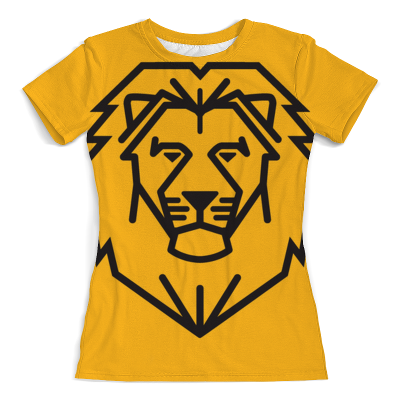 Printio Футболка с полной запечаткой (женская) Лев. стилизация printio футболка с полной запечаткой женская абстракция льва