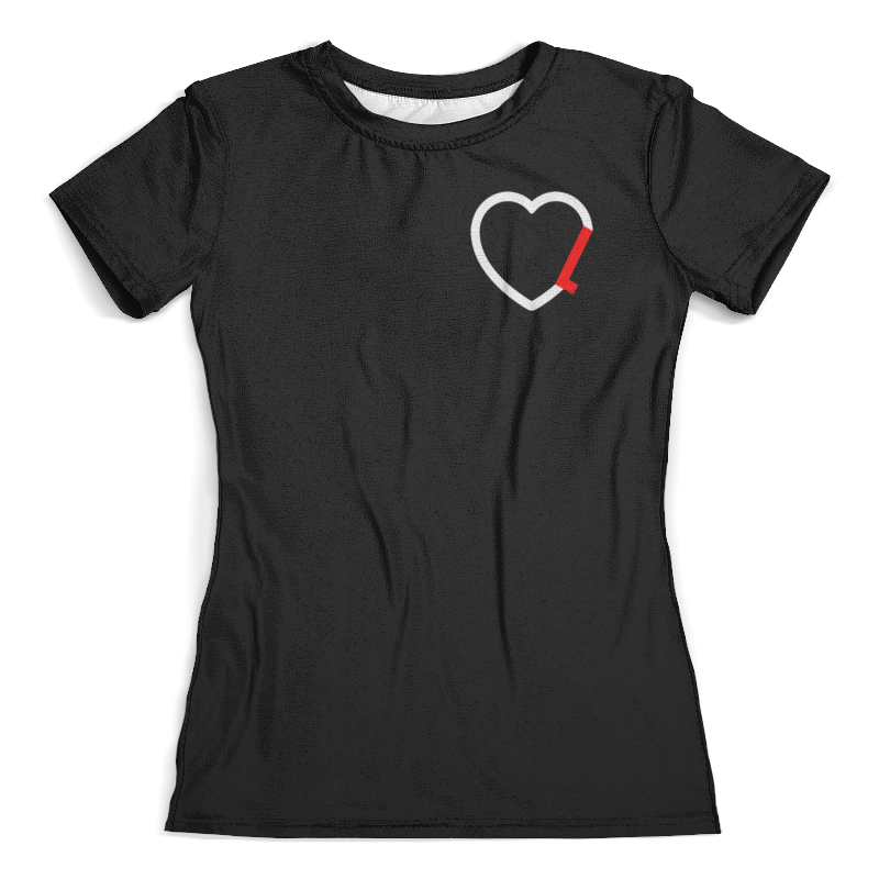 Printio Футболка с полной запечаткой (женская) Lovely женская футболка пластырь для сердца l черный