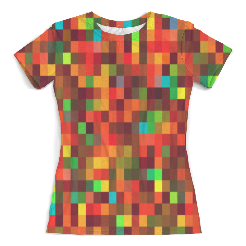 Printio Футболка с полной запечаткой (женская) Пиксели printio футболка с полной запечаткой женская пиксели нано