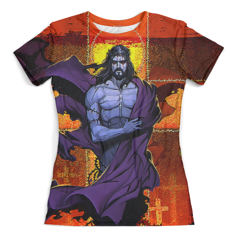 Printio Футболка с полной запечаткой (женская) Иисус христос printio футболка с полной запечаткой для девочек иисус христос