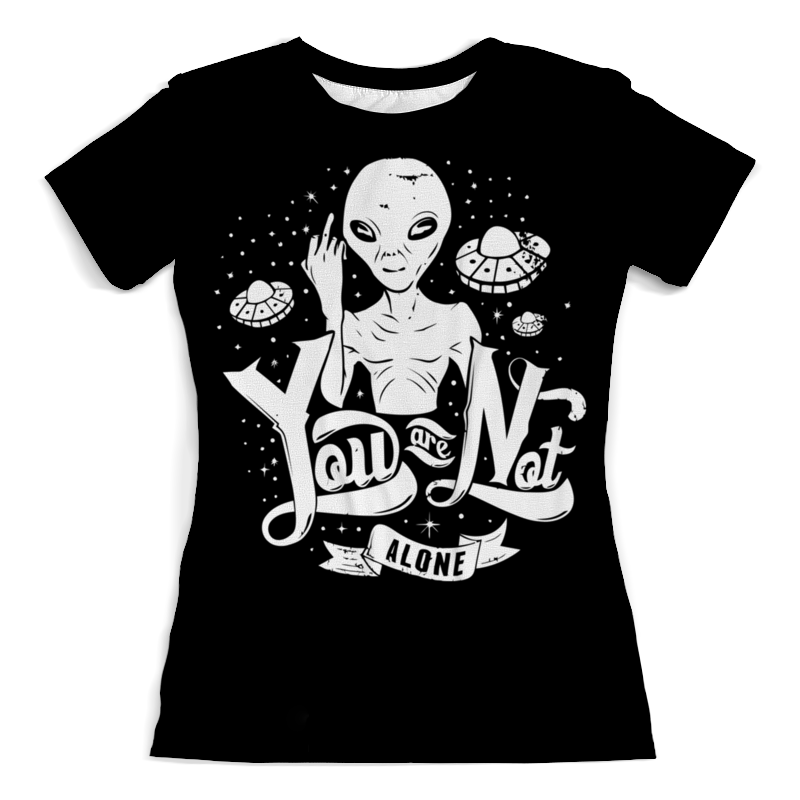 Printio Футболка с полной запечаткой (женская) Пришелец (alien) printio футболка с полной запечаткой женская cute alien