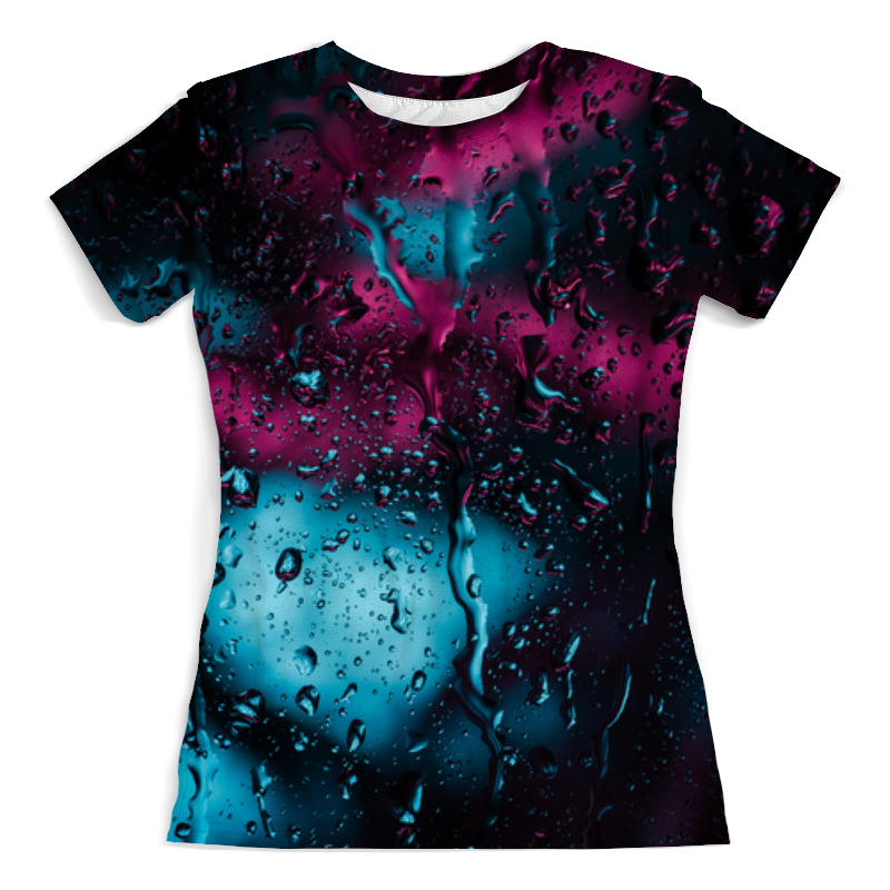 Printio Футболка с полной запечаткой (женская) Дождь printio футболка с полной запечаткой женская дождь