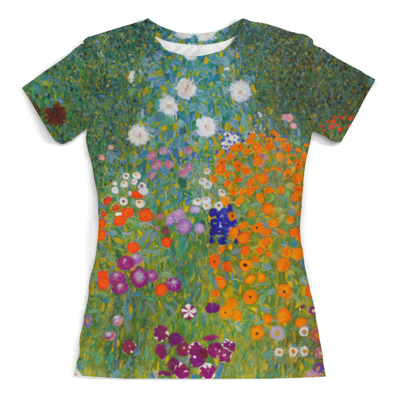 Printio Футболка с полной запечаткой (женская) Цветочный сад (густав климт) printio футболка с полной запечаткой женская цветочный сад густав климт