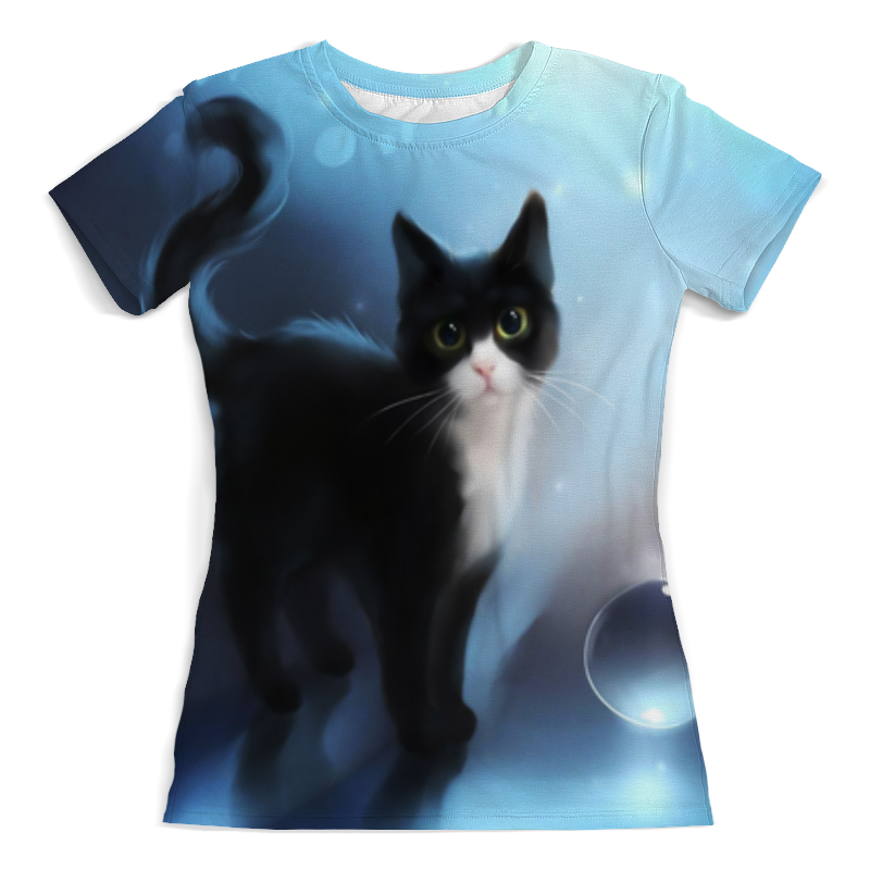 printio футболка с полной запечаткой женская кошка Printio Футболка с полной запечаткой (женская) Кошка