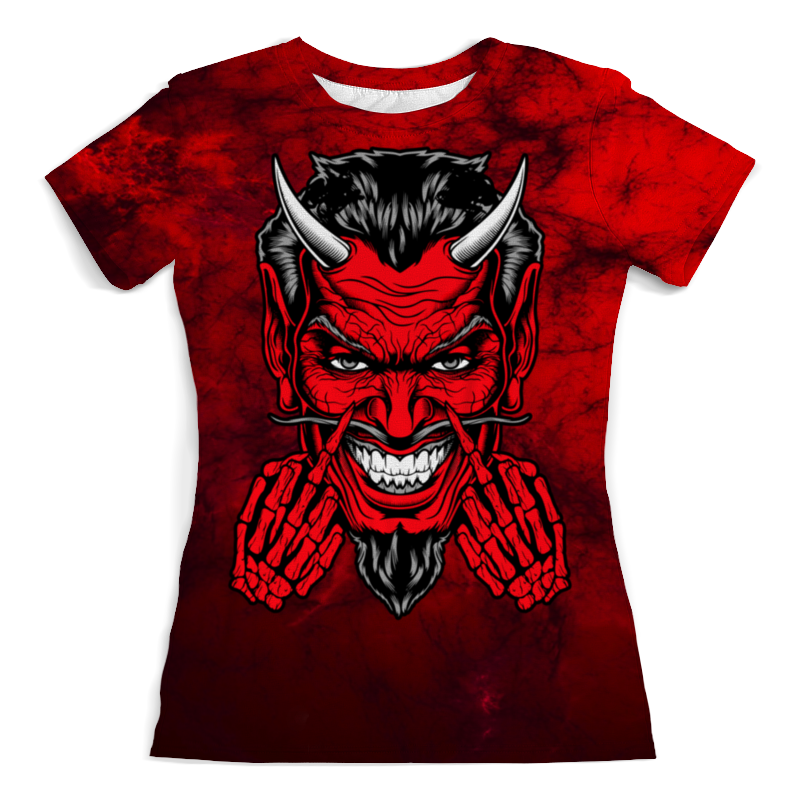 Printio Футболка с полной запечаткой (женская) Demon printio футболка с полной запечаткой женская halloween demon