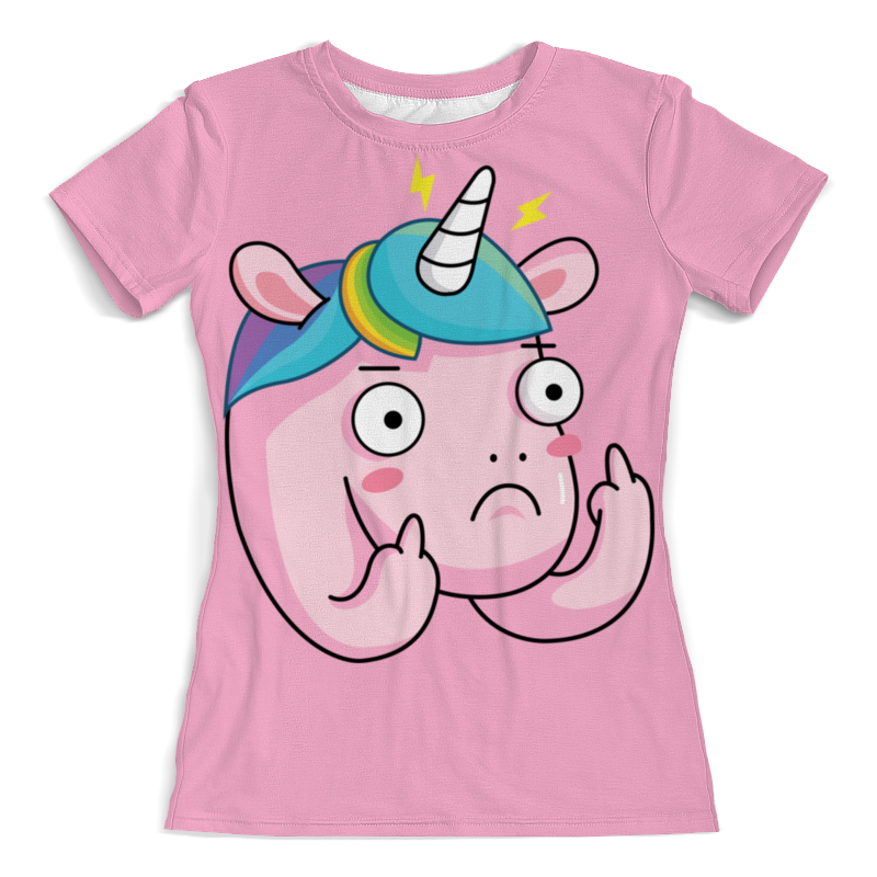 printio футболка с полной запечаткой женская unicorn единорог Printio Футболка с полной запечаткой (женская) Unicorn / единорог