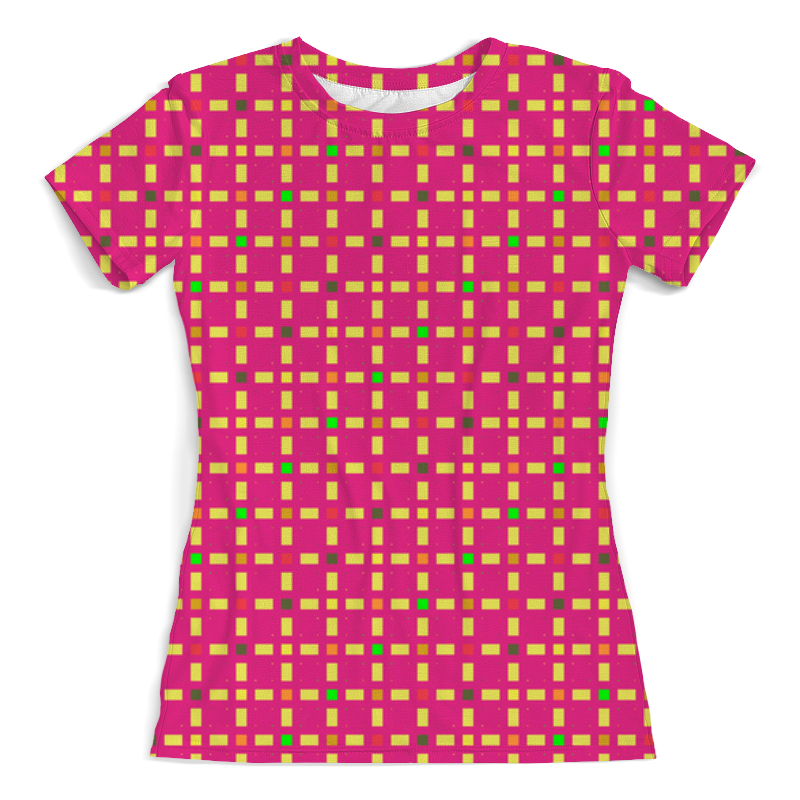Printio Футболка с полной запечаткой (женская) Розовый узор printio футболка с полной запечаткой женская красивый узор на белом фоне