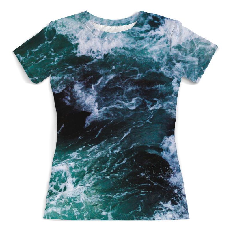 Printio Футболка с полной запечаткой (женская) Бескрайнее море printio футболка с полной запечаткой женская яхта в море