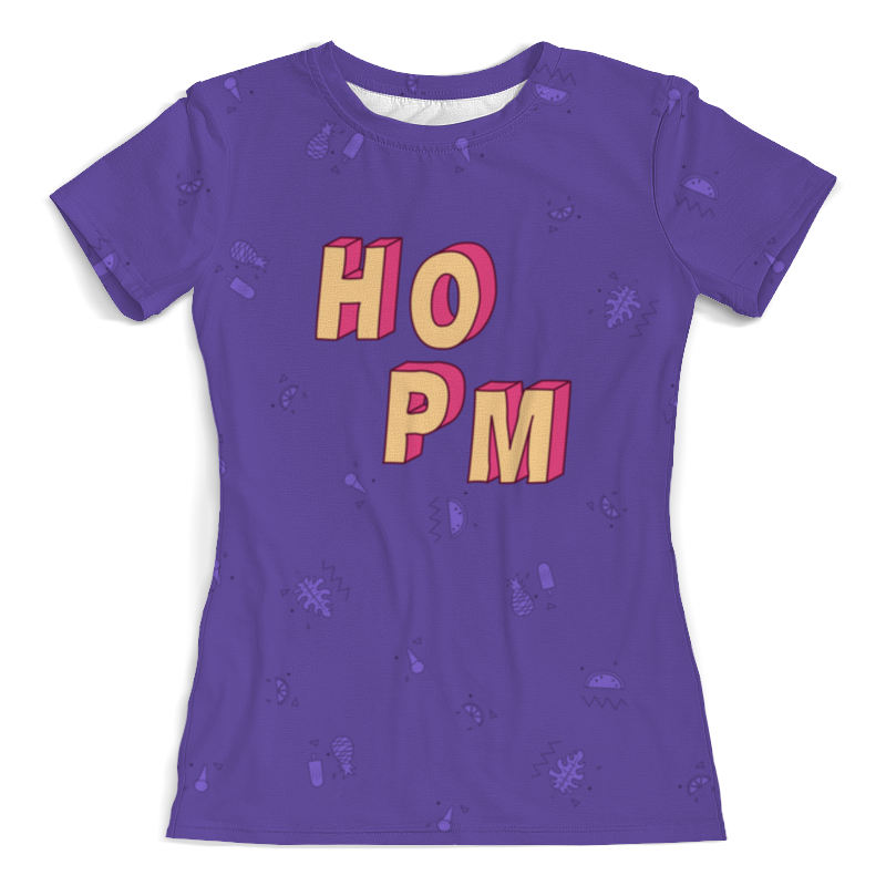 Printio Футболка с полной запечаткой (женская) Норм #этолето ультрафиолет printio футболка с полной запечаткой женская киркоров мем