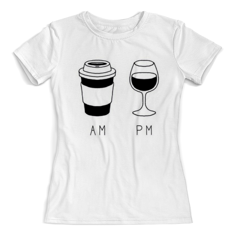 Printio Футболка с полной запечаткой (женская) Вино и кофе printio футболка с полной запечаткой женская альфонс муха вино инков