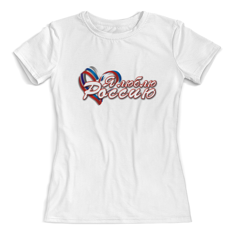 printio футболка с полной запечаткой для девочек я люблю россию Printio Футболка с полной запечаткой (женская) Я люблю россию.