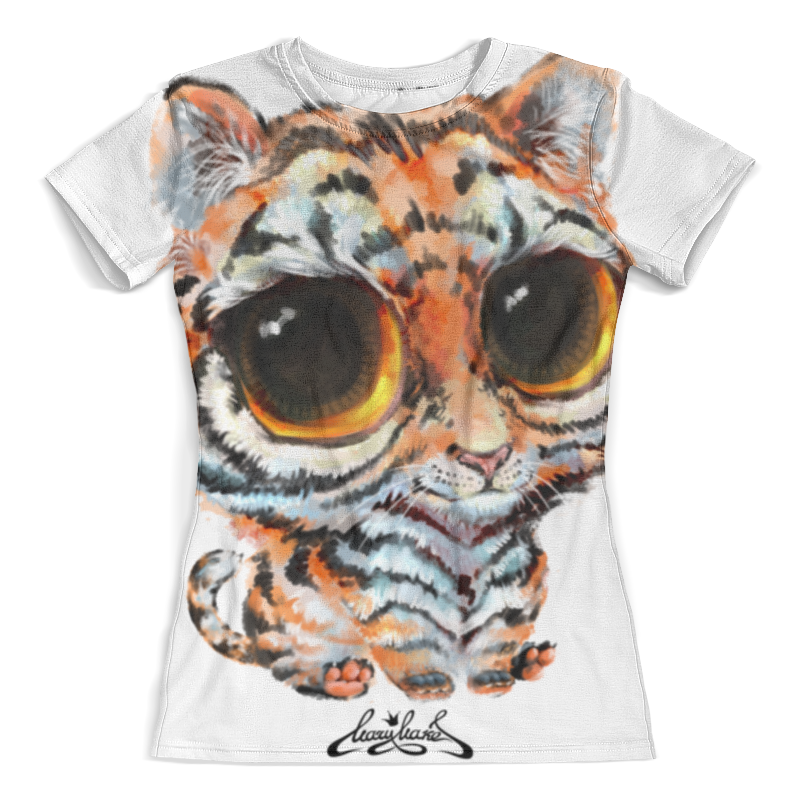 Printio Футболка с полной запечаткой (женская) Тигра printio футболка с полной запечаткой женская год тигра
