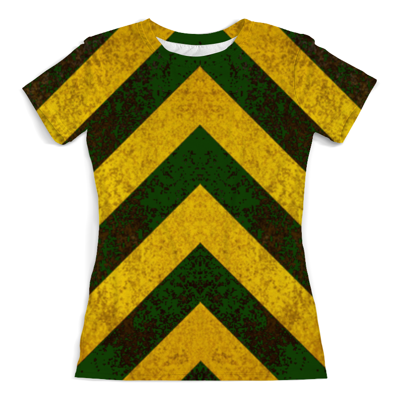Printio Футболка с полной запечаткой (женская) Полосы 5 printio футболка с полной запечаткой женская зеленые полосы