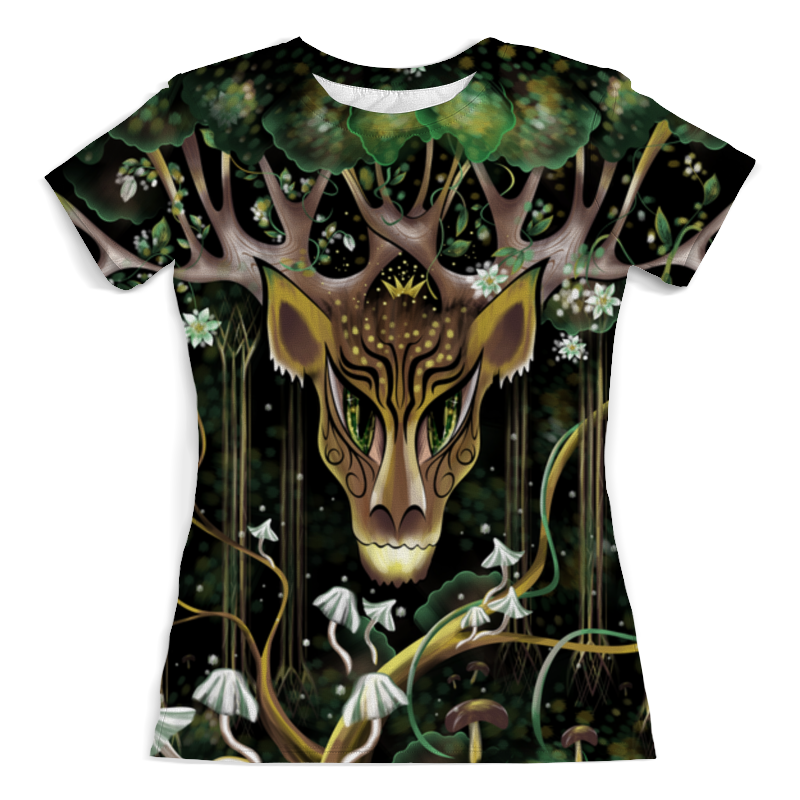 Printio Футболка с полной запечаткой (женская) Король леса printio футболка с полной запечаткой женская дар осеннего леса