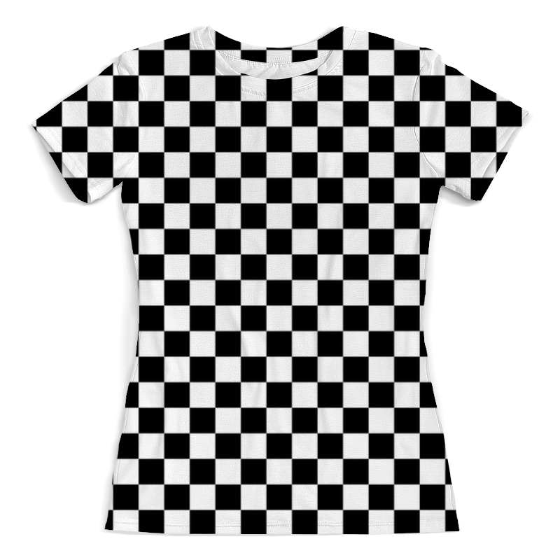 Printio Футболка с полной запечаткой (женская) Клетка . printio футболка с полной запечаткой мужская ккк чёрно белая