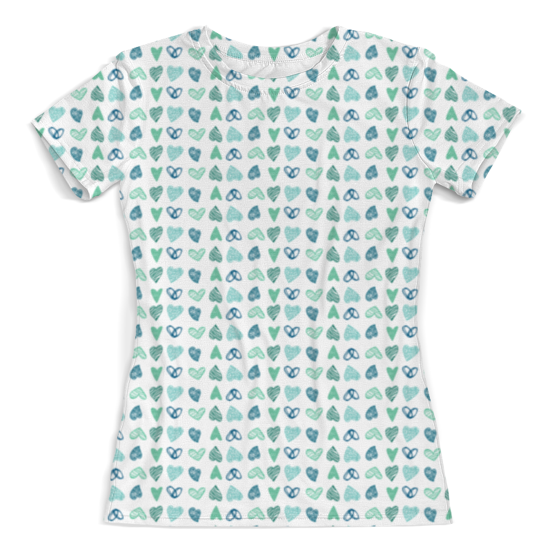 Printio Футболка с полной запечаткой (женская) Сердце моря printio футболка с полной запечаткой женская футболка морское дно
